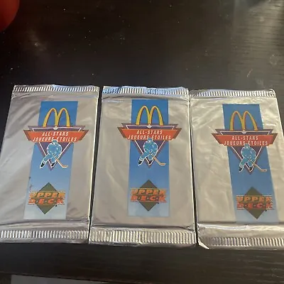 1991 McDonald's Upper Deck All Stars Packs (3) • $6.54
