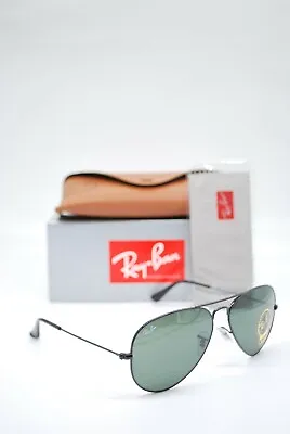 New Ray-ban Rb 3025 L2823 Black Green Authentic Frame Sunglasses 58-14 • $99.99