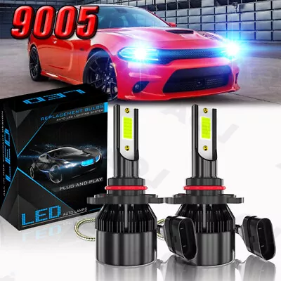 For Dodge Charger 2016-2021 -2PC 8000K Blue 9005 LED Headlight Bulbs Hi/Lo Beam • $17.24