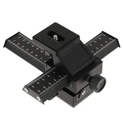 4 Way Macro Shot Focusing Rail Slider For Nikon D810 D7300 D5 D4 D750 D5500 • £22.27