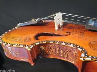 Deluxe Fancy Norwegian Fiddle (4*4) Of Profession Concert  16  Violarich Tone • $1699