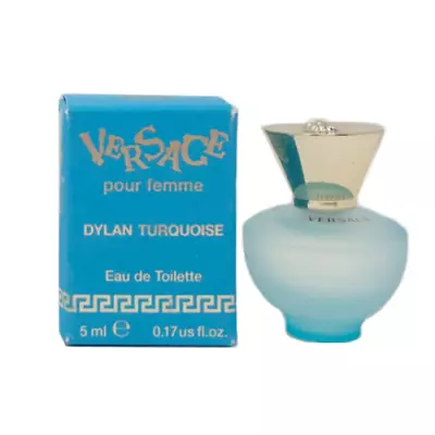 Mini Versace Dylan Turquoise 0.17 Oz EDT Perfume For Women New In Box • $9.94