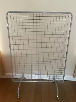 £18 • Buy Industrial Metal Mesh Grid Panel On Wheels