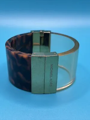 Michael Kors Colorblock Tortoiseshell Cuff Bracelet • $55