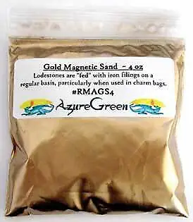 Gold Magnetic Sand (lodestone Food) 4oz • $19.35