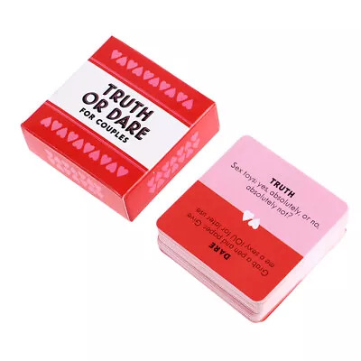 Mini Small Size Truth Or Dare For Couples Cards Games Lovers Board Game Sup G Sp • £5.50