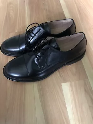 BRAND NEW - Merona Mens' Oxford Black Leather Shoes- Size 13 • $22