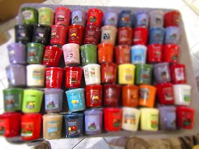 Yankee Candle Votives LOT Of 60 Assorted Scents • $169.95