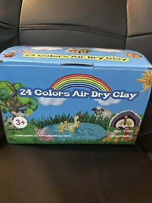 Air Dry Clay 24 Colors Modeling Clay Magic Clay With Sculpting Tools Non-Tox • $30.12