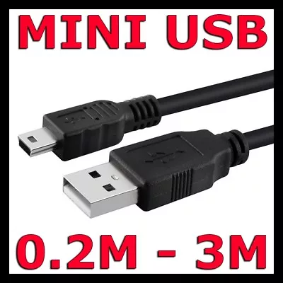 Fast USB 2.0 To Mini USB Mini-B 5Pin Data Adapter Charger Cable Cord 1m 2m 3m 5m • $4.99