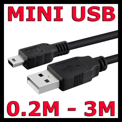 $5.45 • Buy Premium USB 2.0 To Mini USB Mini-B 5Pin Data Adapter Fast Charger Cable Cord