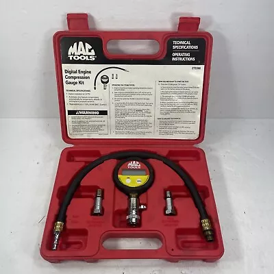 Mac Tools CTD300 Digital Engine Compression Guage Kit | TESTED • $59.99