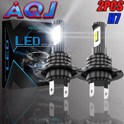 2x Super Bright H7 LED Headlight Kit High Low Beam Bulbs 3300000LM 8000K White • $16.79