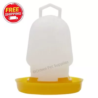 0.75L Bird Chook Poultry Feeder Drinker Chicken Quail Poultry Mini Waterer Tool • $9.99