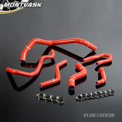 Silicone Radiator Hose Kit Fit For 92-00 Honda Civic 1.6L SOHC D15 D16 EG EK Red • $33.41