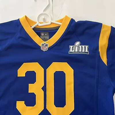 Todd Gurley Football Jersey LA Rams Size Youth L (14-16) Super Bowl L111 • $33