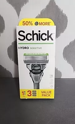 Schick Hydro 5 Mens Sensitive Razor Value Pack • $9.97