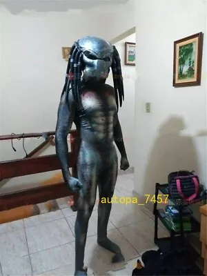 Costume Cosplay Predator Jumpsuit Custom Made Adult Halloween Gifts Men& Women • $36.61