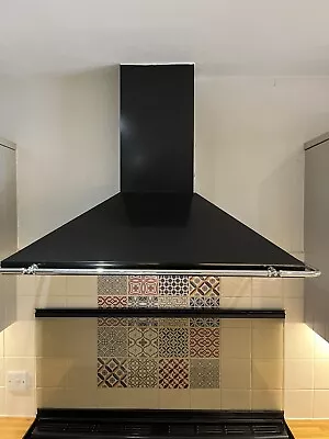 Rangemaster Classic 110cm Rangehood - Black Chrome (CLAHDC110BC) • £200