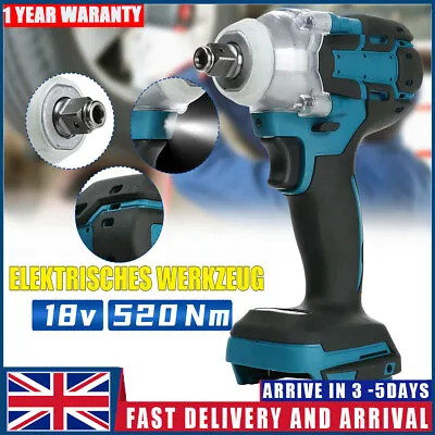 18V 1/2  Driver Replace For MAKITA DTW285Z Cordless Brushless Impact Wrench GB • £22.99