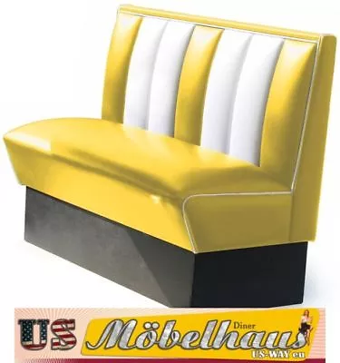 HW-120y American Diner Bench Diner Benches Furniture 50´S USA Style Catering • £631.77