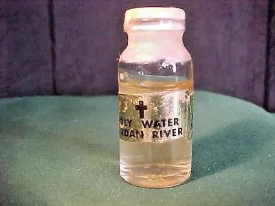 Vintage Sealed Bottle Of Holy Water From The Jordan River • $19.99