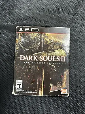 Dark Souls 2 PS3 Black Armor Edition (Sony PlayStation 3 2014) W/Slip Cover CIB • $17.09