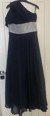 £35 • Buy A-Line/Princess One-Shoulder Floor-Length Chiffon Prom Dresses Size 14