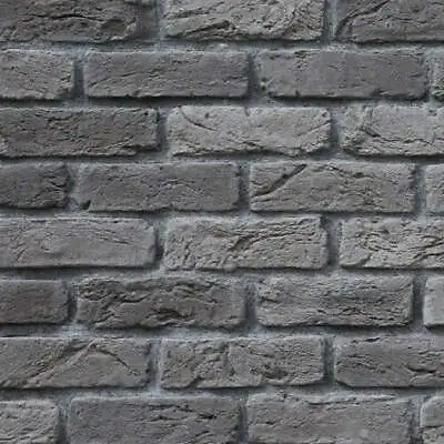 £2.99 • Buy Anthracite Decorative Wall Cladding Slate Stone Tile Slips Brick Tiles