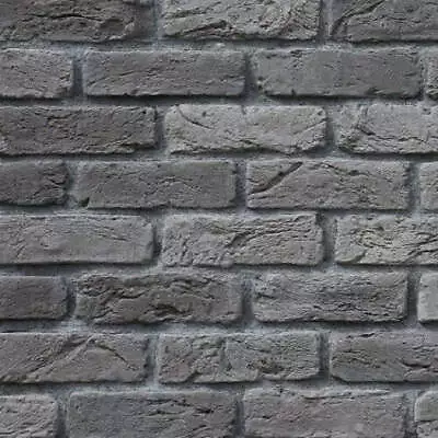 £2.99 • Buy Anthracite Decorative Wall Cladding Slate Stone Tile Slips Brick Tiles