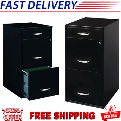 Metal Vertical Filing Cabinet Storage 18 W 3-Drawer Organizer File Office Home • $61.85