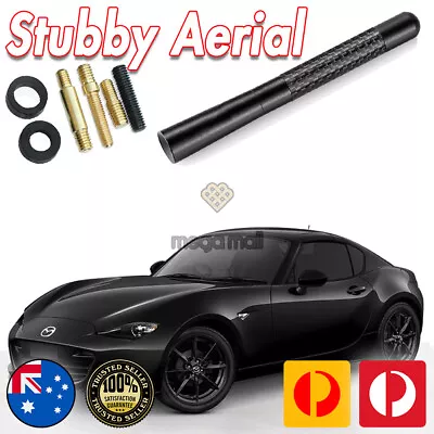 Antenna / Aerial Stubby Bee Sting For Mazda MX-5 Black Carbon 12CM • $23.90