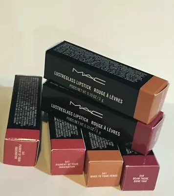 Mac MAC Lustreglass Sheer-Shine Lipstick Pick Shade New In Box • $27.99