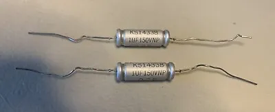 2 NOS Vintage Western Electric NON-POLARIZED Crossover Capacitors 1uf Altec Horn • $20