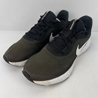 Nike Revolution 5 Running Shoes Mens US 12 Black/White BQ3204-002 • $47.99