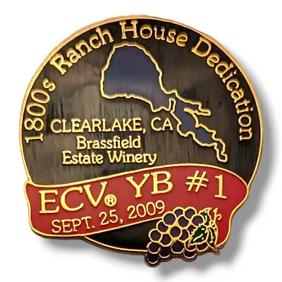 E Clampus Vitus ECV YB #1 1800s Ranch House Dedication Clear Lake CA  9/25/09 • $34.99