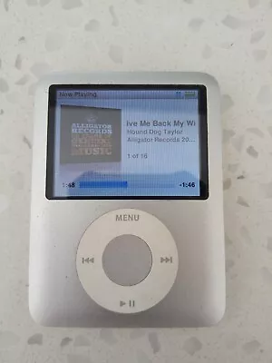 Apple IPod Nano 8 GB Silver - 3rd Generation - Excellent Original Condition • $70