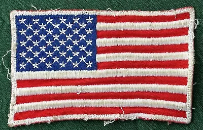 1960 US Air Force Patch US Flag 50 Star Jacket Flight Suit 4.25 X 2.75” • $5