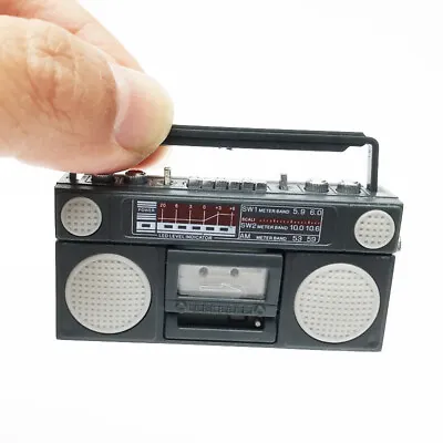 £5.27 • Buy Dolls House Miniature 1:6th Scale Vintage Boombox Radio Recorder Music Accessory