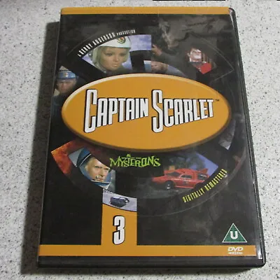 **LOOK** Superb CAPTAIN SCARLET & THE MYSTERONS DVD Vol 3 - 6 Episodes + Bonus • £11