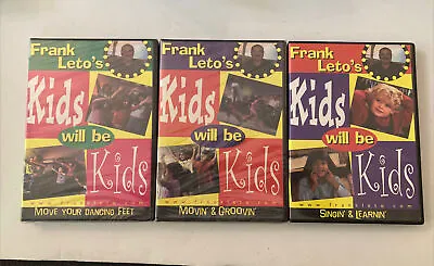 Frank Leto's Kids Will Be Kids DVD Lot Of 3 Movin & Groovin - Read Description • $59.99