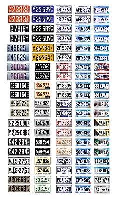 1/18 Scale Model Car Assorted USA Minnesota License Plates State Tags 1:18 • $11.69