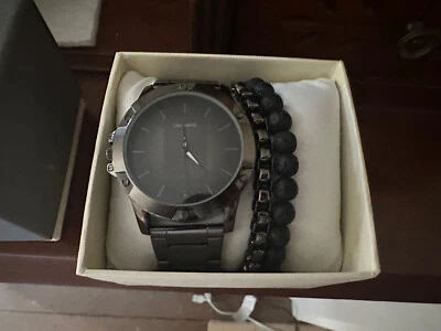 $23.40 • Buy Relic By Fossil Men's Rylan Quartz Stainless Steel Diamond Accent Dress Watch