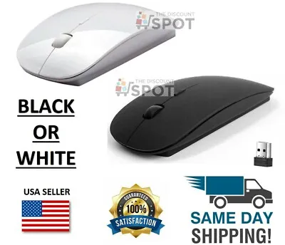 2.4GHz USB Wireless Optical Mouse Mice For Apple Mac Macbook Pro Air PC • $7.36