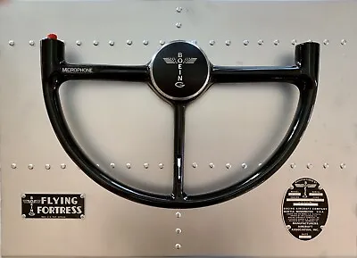 Mounted Boeing B-17 Flying Fortress Reproduction Control Yoke WWII  YOK-0102-R • $1995