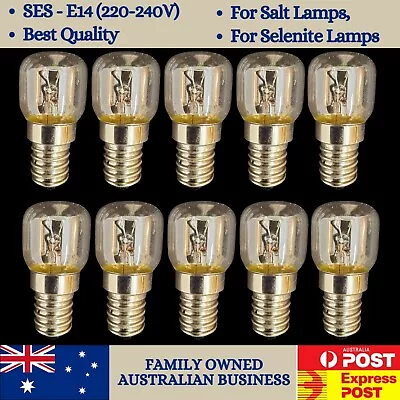 Light Bulbs For Salt Lamps Selenite Lamps - SES - E14 - 220-240V - 7W 15W 25W • $11.25