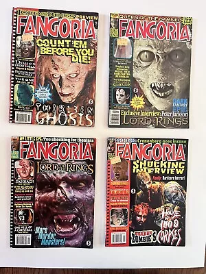 FANGORIA MAGAZINE LOT Of 4 (Includes Issues 208 209 218 And 219) • $20