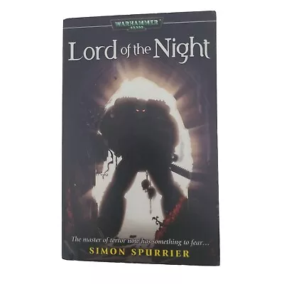 Warhammer 40000 Lord Of The Night Paperback By Simon Spurrier 2005 • $40