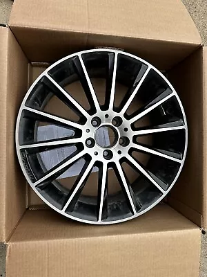 SET Of 2FRONT AMG Mercedes-benz Machined Black C300 OEM Wheel 19” Factory Rim • $199