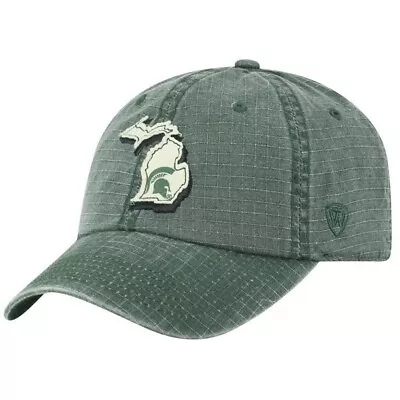 Michigan State Spartans Hat Cap Snapback Washed Cotton Ripstop Fabric New Tags • $15.99